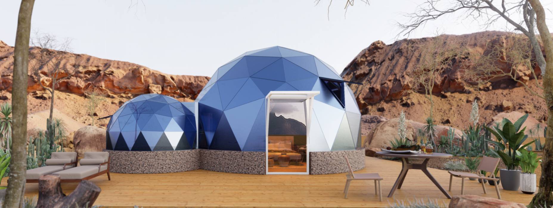 兰山区球形智能光伏玻璃星空房